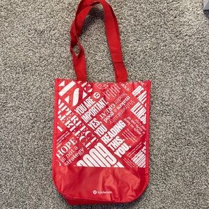 lululemon athletica Bold Red Graphic Tote